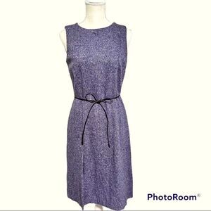 Kenneth Cole New York sleeveless lightweight tweed classic sheath dress